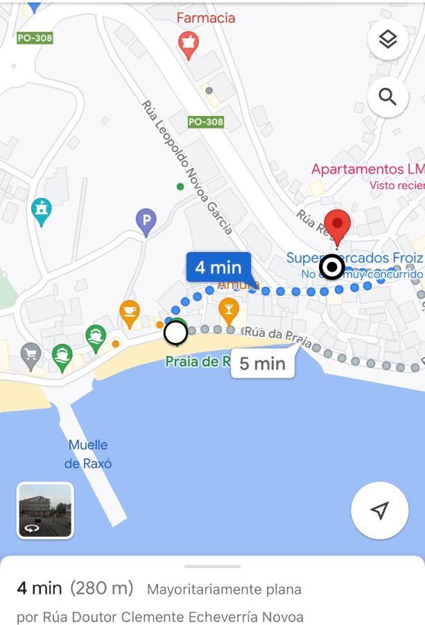 Apartamento Lb, Vistas A La Ria Raxo Εξωτερικό φωτογραφία