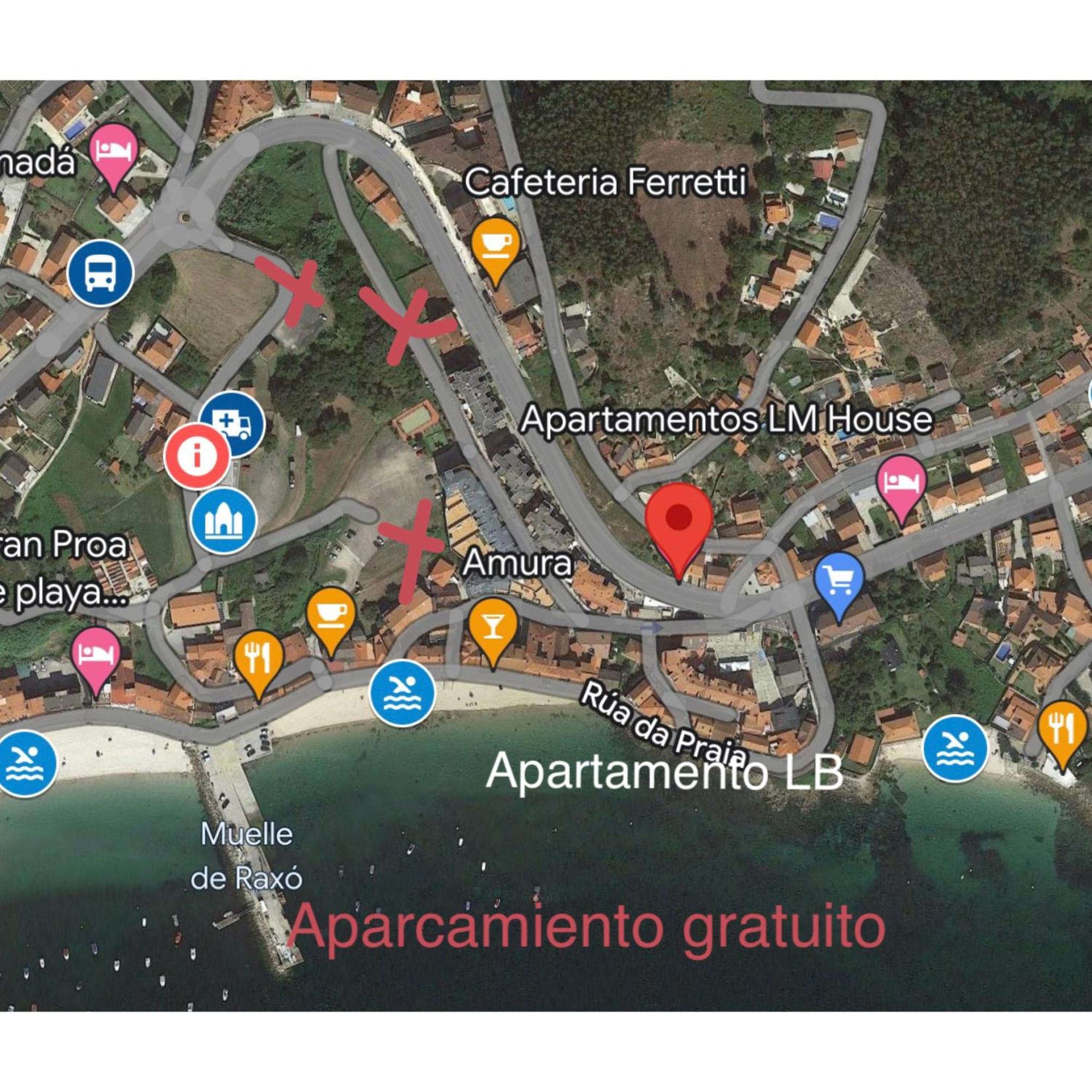 Apartamento Lb, Vistas A La Ria Raxo Εξωτερικό φωτογραφία